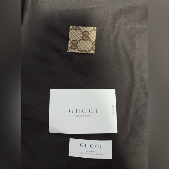 RARE Red Gucci Logo Monogram tote bag - Picture 9 of 10
